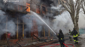 Война, 26 января. Атака на Херсон, Харьков, Кривой Рог, били по школам, садам и многоэтажкам. Полк Калиновского сообщил о гибели трех бойцов